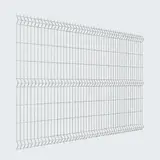 3Д забор Light 1030×2500 мм, пруток 3,5 мм, серо-белый RAL 7047